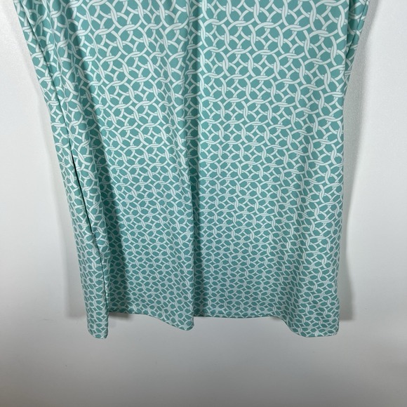 Tommy‎ Bahama Women's Mock Neck Print 1/4 Zip Golf Dress Medium Athletic Preppy - Picture 3 of 11
